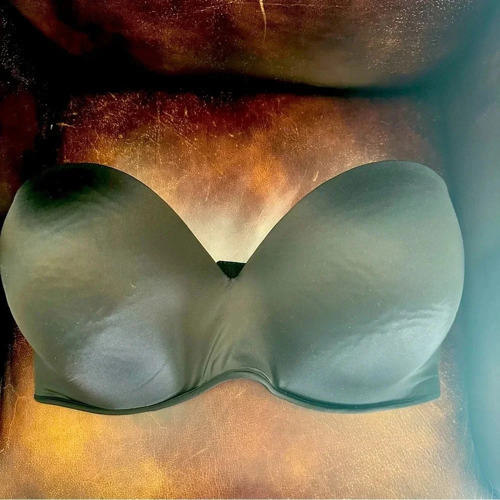 Cacique Black Strapless Bra